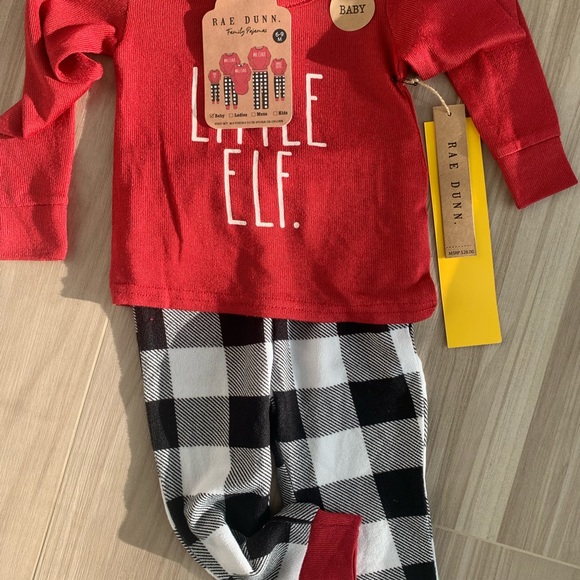 Rae Dunn Pajamas Rae Dunn Christmas Pajamas Set Little Elf White